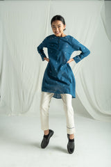 Butterflies Tunic - THULI - Sustainable Women's Clothing Ethical Clothing Honest and Handcrafted